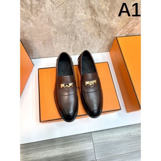 2025 Autumn/Winter New Item HERMES Men's Business Shoes This is a must-have item for adults