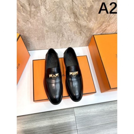 2025 Autumn/Winter New Item HERMES Men's Business Shoes This is a must-have item for adults