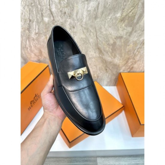 2025 Autumn/Winter New Item HERMES Men's Business Shoes This is a must-have item for adults
