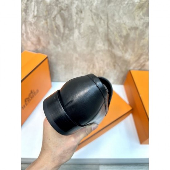2025 Autumn/Winter New Item HERMES Men's Business Shoes This is a must-have item for adults