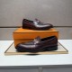2025 Autumn/Winter New HERMES Men's Business Shoes Clean and Elegant Style