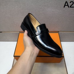 2025 Autumn/Winter New HERMES Men's Business Shoes Luxurious Pair