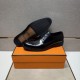 2025 Fall/Winter New Items HERMES Men's Business Shoes Fall/Winter New Items with VIP Discount
