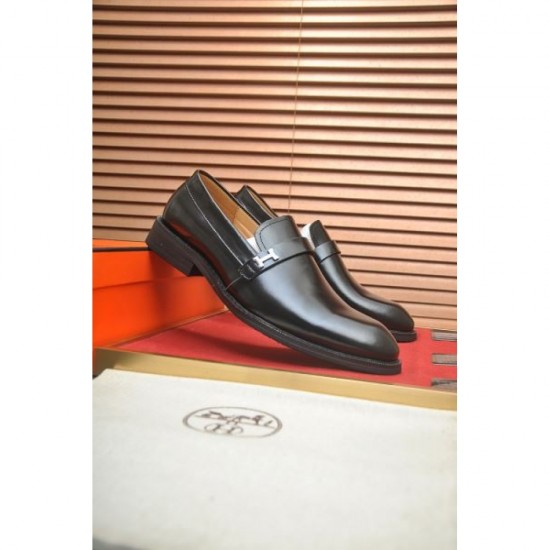 2025FW Men's Business Shoes HERMES Limited Edition Winter New Items