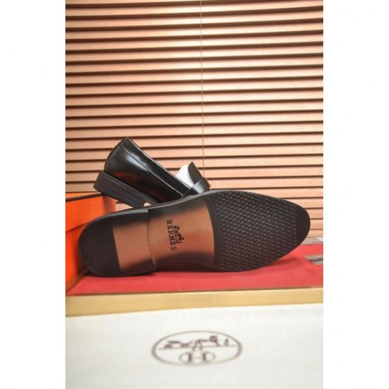 2025FW Men's Business Shoes HERMES Limited Edition Winter New Items