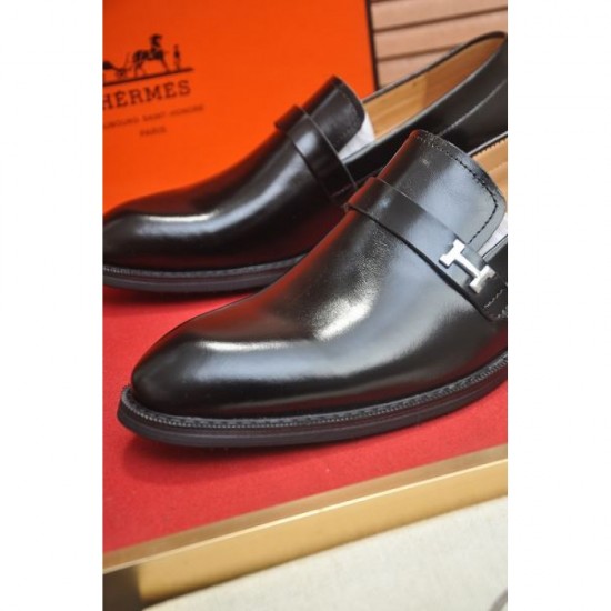 2025FW Men's Business Shoes HERMES Limited Edition Winter New Items
