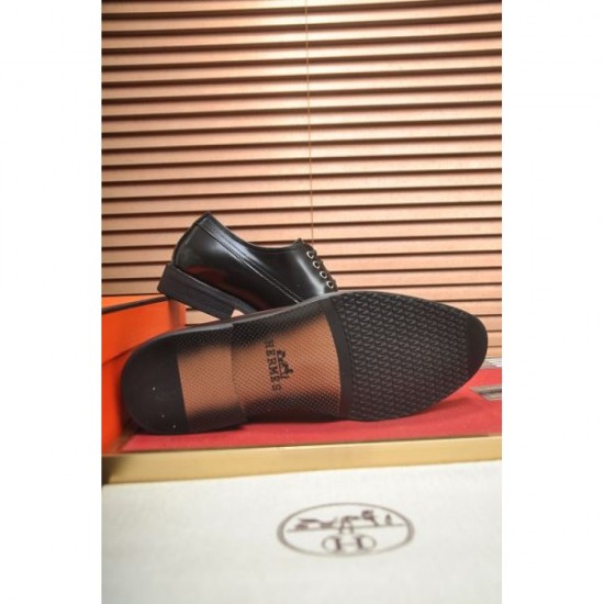 2025FW Men's Business Shoes HERMES Latest Popular Sale This Winter