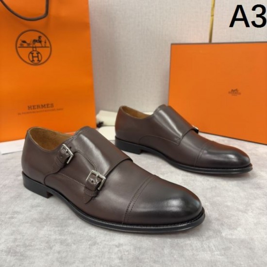 2025FW Men's Business Shoes HERMES Perfect as a gift for your loved ones