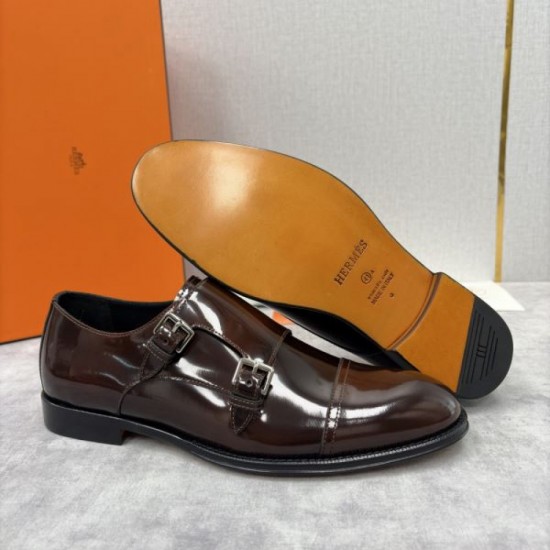 2025FW Men's Business Shoes HERMES Perfect as a gift for your loved ones