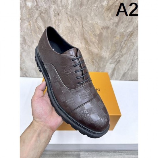 2025 Fall/Winter New Items LOUIS VUITTON Men's Business Shoes TOP Seller Award-Winning Model