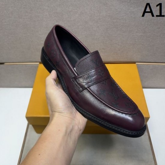 2025 Fall/Winter New Items LOUIS VUITTON Men's Business Shoes New Winter Sale Now On