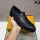 2025 Fall/Winter New Items LOUIS VUITTON Men's Business Shoes New Winter Sale Now On