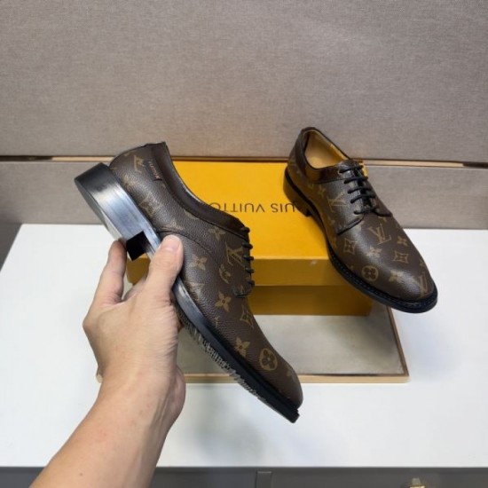 2025 Fall/Winter New Item LOUIS VUITTON Men's Business Shoes A must-have item before it's sold out