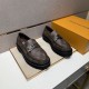 2025 Fall/Winter New Items LOUIS VUITTON Men's Business Shoes Featured Models in Magazines