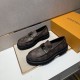 2025 Fall/Winter New Items LOUIS VUITTON Men's Business Shoes Featured Models in Magazines