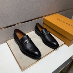 2025 Autumn/Winter New Items LOUIS VUITTON Men's Business Shoes Latest Hot Trends