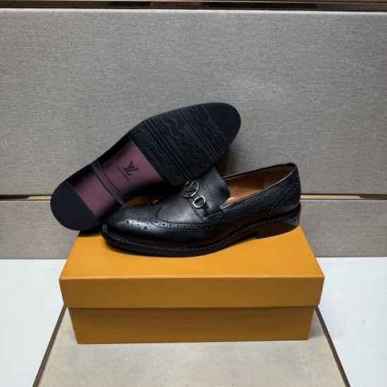 2025 Autumn/Winter New Items LOUIS VUITTON Men's Business Shoes Latest Hot Trends