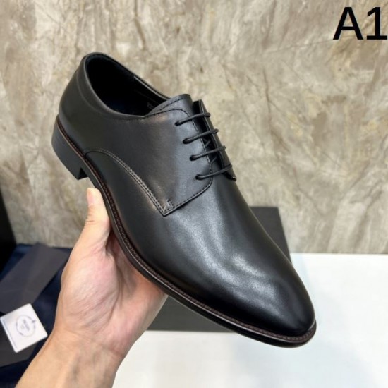 2025 Fall/Winter New PRADA Men's Business Shoes Limited edition with only a few left in each color