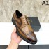 2025 Autumn/Winter New PRADA Men's Business Shoes Stylish pair that shines in winter