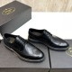 2025 Autumn/Winter New PRADA Men's Business Shoes Stylish pair that shines in winter