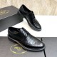 2025 Fall/Winter New Items PRADA Men's Business Shoes Fall/Winter Trend No.1 Model