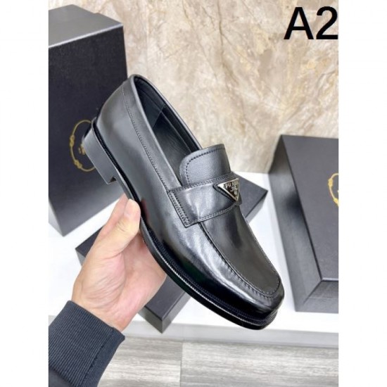2025 Fall/Winter New PRADA Men's Business Shoes Get great deals at VIP prices