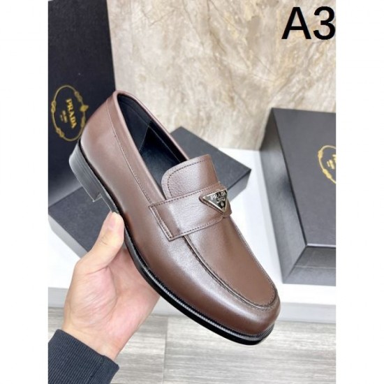 2025 Fall/Winter New PRADA Men's Business Shoes Get great deals at VIP prices