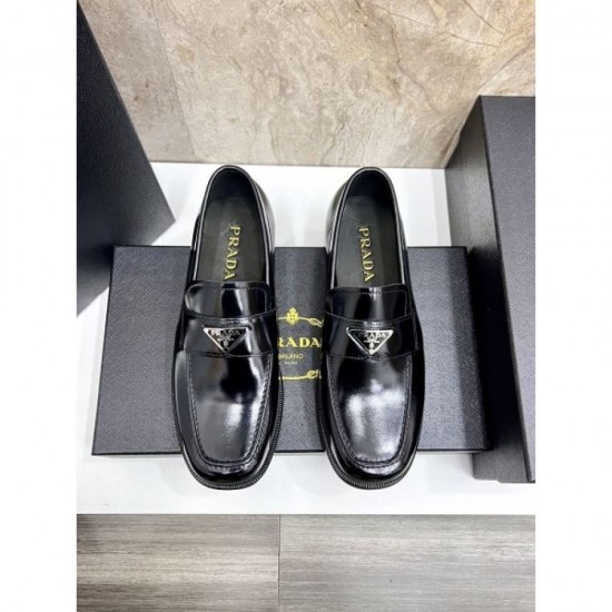 2025 Fall/Winter New PRADA Men's Business Shoes Get great deals at VIP prices