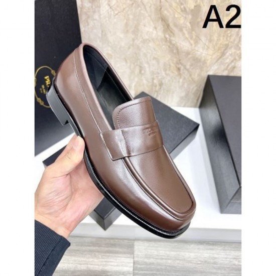 2025 Fall/Winter New PRADA Men's Business Shoes A gem that will elevate your outfit