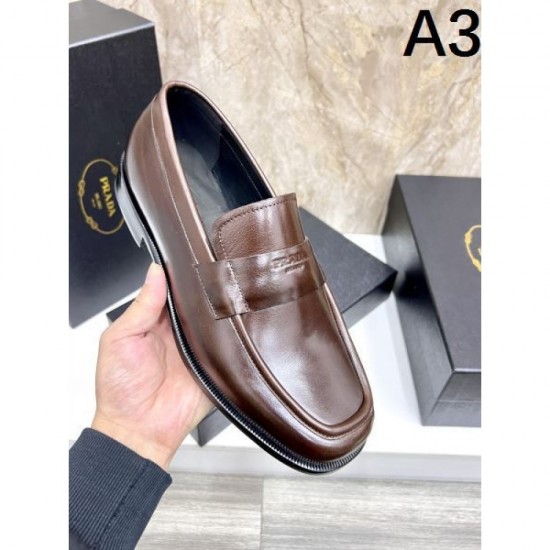 2025 Fall/Winter New PRADA Men's Business Shoes A gem that will elevate your outfit