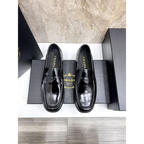 2025 Fall/Winter New PRADA Men's Business Shoes A gem that will elevate your outfit