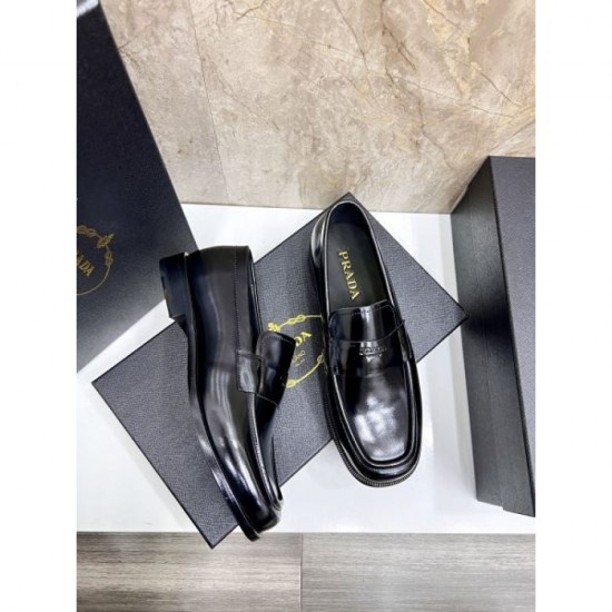 2025 Fall/Winter New PRADA Men's Business Shoes A gem that will elevate your outfit