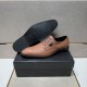 2025FW Men's Business Shoes PRADA [Cheap] Luxury Goods Online Shop