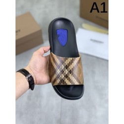 BURBERRY 2025SS First come, first served, first served, first served, men's sandals