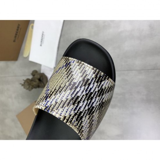 BURBERRY 2025SS First come, first served, first served, first served, men's sandals BURBERRY 2025SS First come, first served, first served, first served, men's sandals