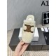 2025FW Women's Fur Slippers CELINE Popular model with a wide variety of colors