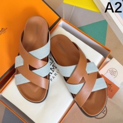 HERMES 2025SS Clean silhouette men's sandals