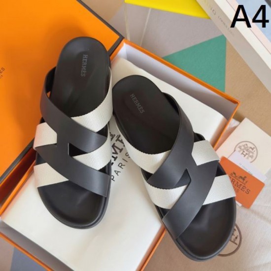 HERMES 2025SS Clean silhouette men's sandals HERMES 2025SS Clean silhouette men's sandals
