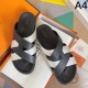 HERMES 2025SS Clean silhouette men's sandals HERMES 2025SS Clean silhouette men's sandals