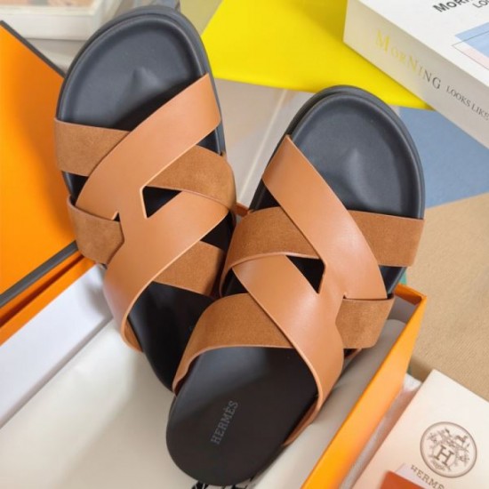 HERMES Hermes 2025SS Latest Featured Fashion Men's Sandals HERMES Hermes 2025SS Latest Featured Fashion Men's Sandals