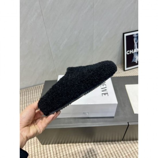 2025FW Women's Fur Slippers LOEWE Rare design high quality replica not released in Japan