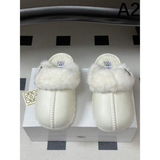 2025FW Women's Fur Slippers LOEWE Limited Quantity! Popular models available on a first-come, first-served basis