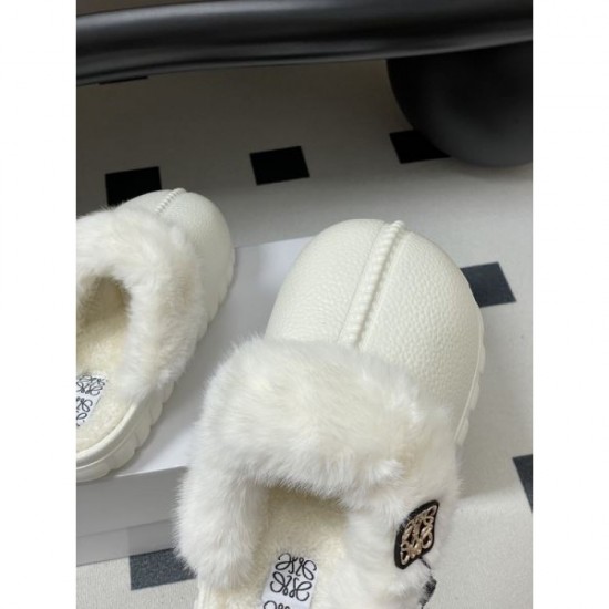 2025FW Women's Fur Slippers LOEWE Limited Quantity! Popular models available on a first-come, first-served basis