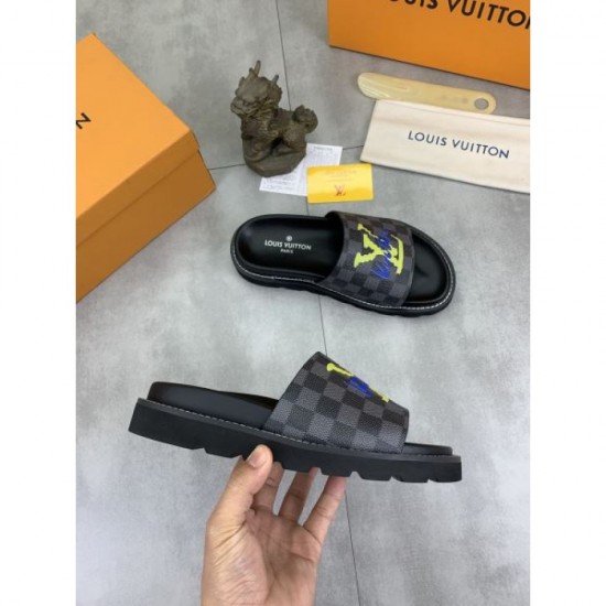 LOUIS VUITTON 2025SS Latest Style Men's Sandals LOUIS VUITTON 2025SS Latest Style Men's Sandals