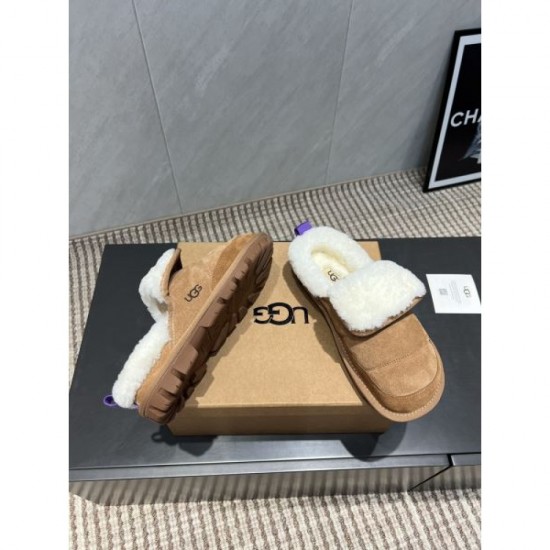 2025FW Women's Fur Slippers UGG High quality replica slippers available only overseas