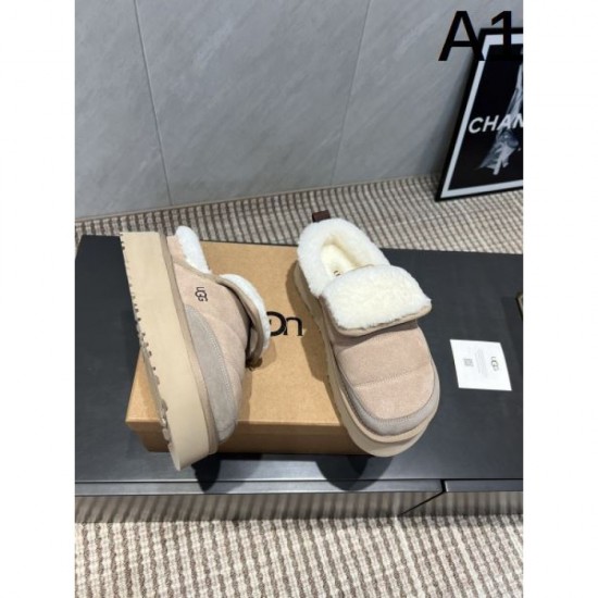 2025FW Women's Fur Slippers UGG A cool new model that looks great in fall and winter