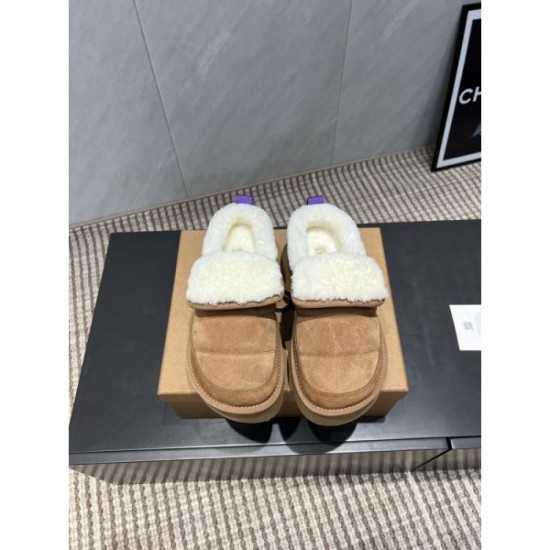 2025FW Women's Fur Slippers UGG A cool new model that looks great in fall and winter