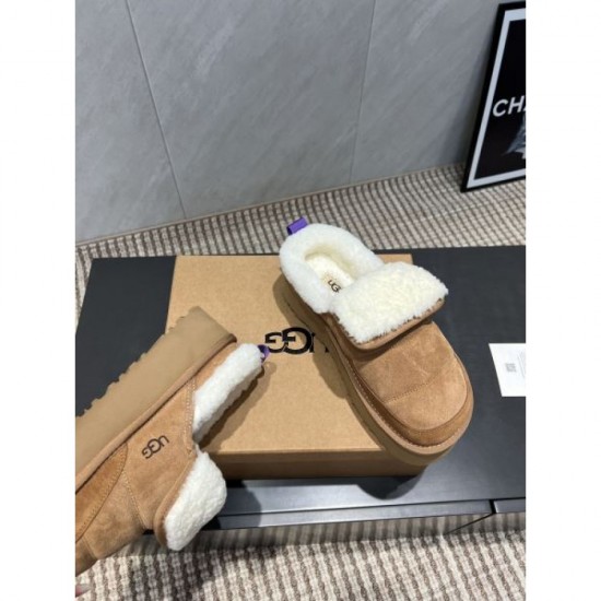 2025FW Women's Fur Slippers UGG A cool new model that looks great in fall and winter