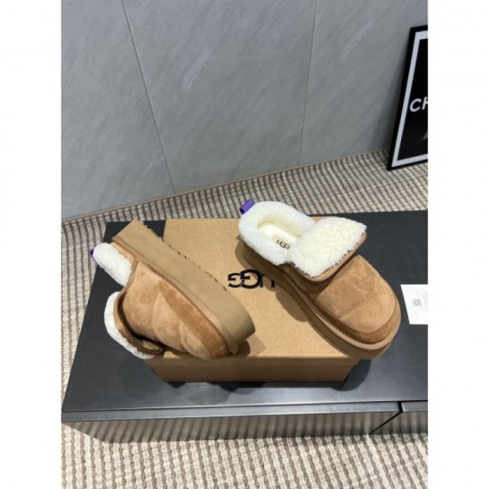 2025FW Women's Fur Slippers UGG A cool new model that looks great in fall and winter