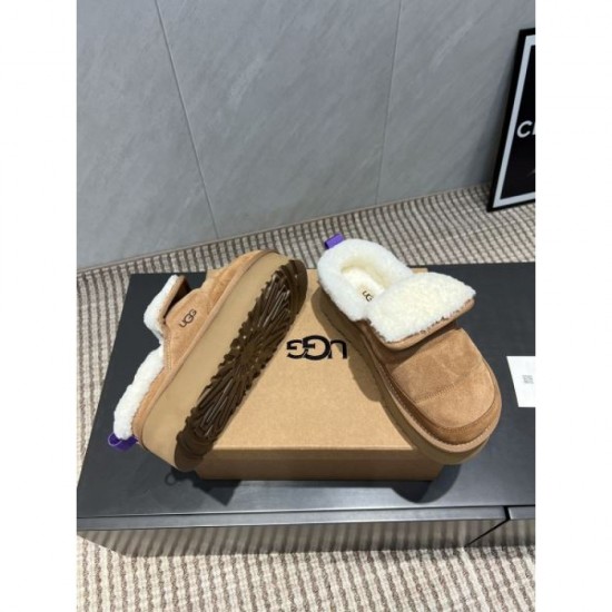 2025FW Women's Fur Slippers UGG A cool new model that looks great in fall and winter